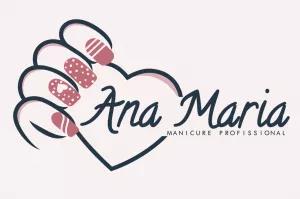 Logotipo Editável para Manicure e Nail Designer Profissional