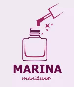 Logo Manicure e Nail Designer Editável Online para Baixar