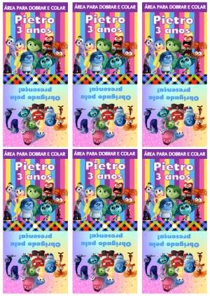 Capa para Pirulito Divertida Mente para Editar Online e Imprimir