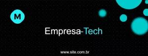 Banner Corporativo com Inicial Editável para Empresas Online