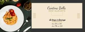 Banner para Restaurante com Foto para Editar e Divulgar