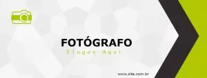 Banner Profissional para Fotógrafo para Editar Online