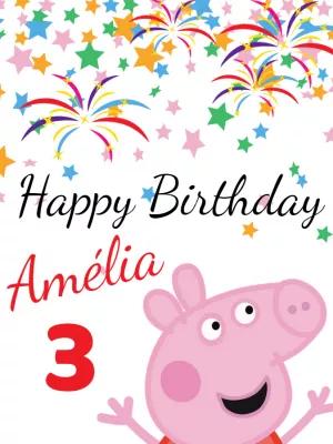 Editable Peppa Pig Birthday Invitation for Your Party
