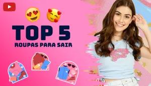 Thumbnail de Moda para YouTube: Top 5 Roupas para Editar