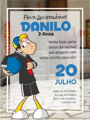 Convite de Aniversário Chaves para Editar Online e Imprimir