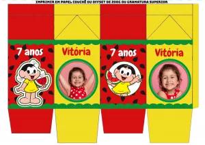 Festa Magali: Caixa Milk com Foto para Editar Online