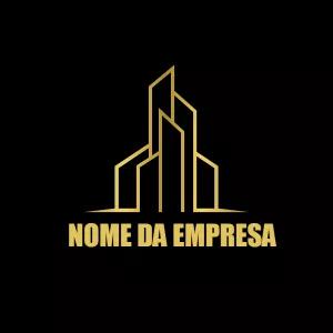 Logo para Imobiliária Dourado e Moderno para Editar Online