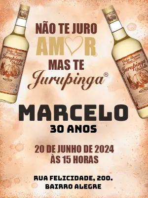 Convite de Aniversário Jurupinga para Editar Online