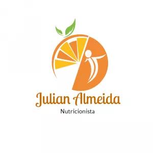 Logo Editável Online para Nutricionista com Laranja
