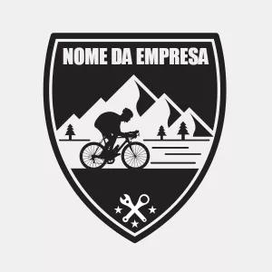 Logo para Empresa de Ciclismo com Montanhas para Editar