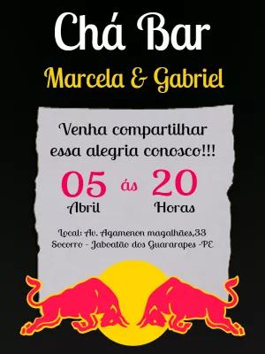 Convite Chá Bar Red Bull: Crie e Edite o seu Online