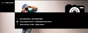 Banner Profissional para Fotógrafos para Editar Online