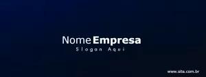 Banner Corporativo Abstrato para Editar Online