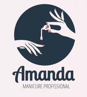 Logo Manicure Profissional Elegante para Editar Online