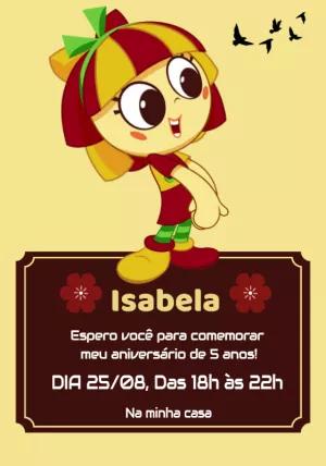 Convite Sítio do Picapau Amarelo Aniversário para Editar