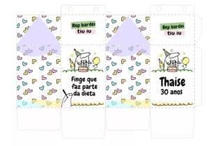 Caixa Milk Aniversário Flork Meme para Editar Online