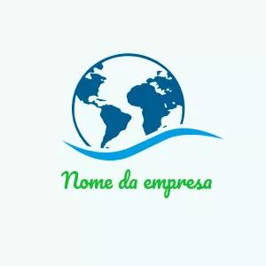 Logo de Turismo com Globo para Editar Online