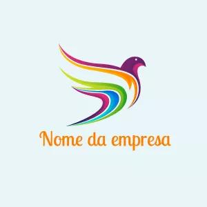 Logotipo de Pássaro Colorido para Editar Online