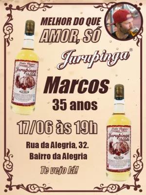 Convite de Aniversário Jurupinga com Foto para Editar Online