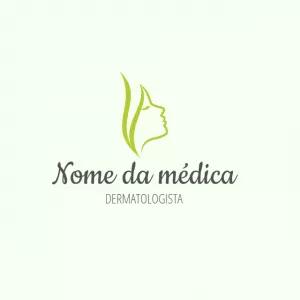 Logo Estética com Silhueta de Mulher para Editar Online