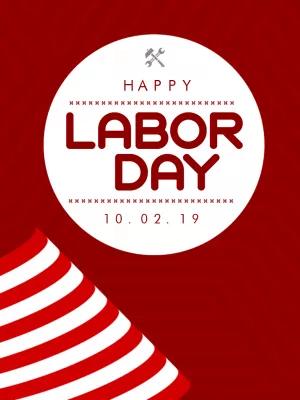 Labor Day Greeting Card with Tools to Edit Online