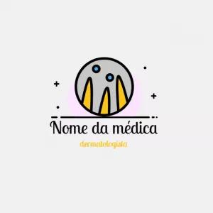 Logotipo Editável para Dermatologista com Design Moderno