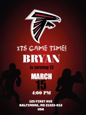 Football Team Birthday Invitation to Edit Online
