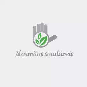 Logo Editável para Marmitas Saudáveis para Editar e Baixar