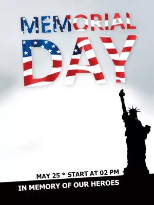 Editable Memorial Day Invitation Template Online