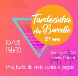 Convite de Aniversário Tardezinha para Editar Online