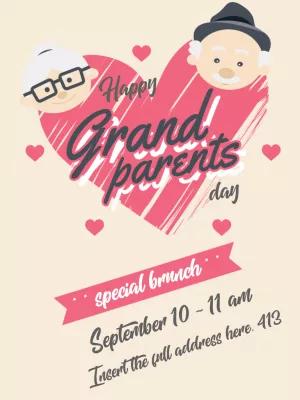 Editable Grandparents Day Invitation to Customize Online