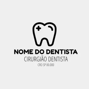 Logo para Dentista Minimalista para Editar Online