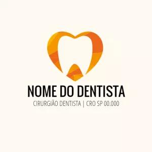 Logotipo para Dentista com Coração para Editar Online