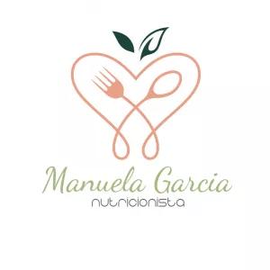 Logo Nutricionista com Coração e Talheres para Editar Online