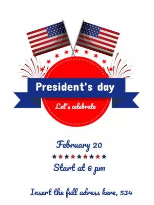 President's Day Patriotic Post Template to Edit Online