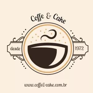 Logo de Cafeteria Vintage para Editar e Baixar na Hora
