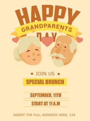 Happy Grandparents Day Invitation to Edit Online