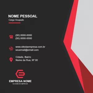 Cartão de Visita Abstrato Moderno para Editar Online