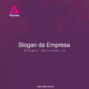Post Corporativo Abstrato para Editar e Divulgar Online