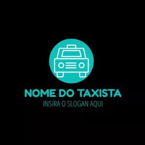 Logo para Taxista Moderno e Profissional para Editar Online