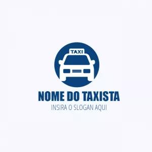 Logotipo Profissional para Taxista Editável Online