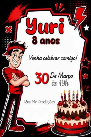 Convite Digital Aniversário Enaldinho para Editar