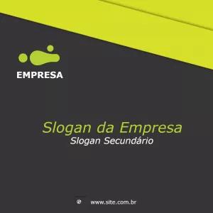 Post Corporativo Abstrato com Logo para Editar Online