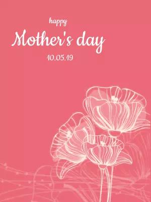 Elegant Floral Mother's Day Post Editable Online