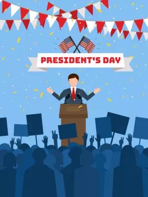 President's Day Celebration Post to Edit Online