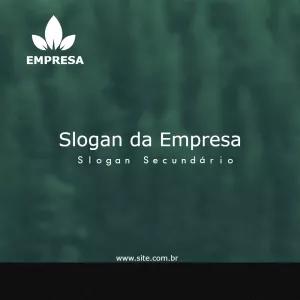 Post Corporativo com Folha para Editar Online