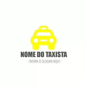 Logo Profissional para Taxista com Ícone de Carro para Editar