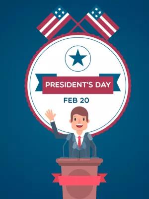 President's Day Celebration Post to Edit Online