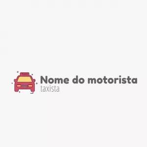 Logo Profissional para Motorista de Táxi para Editar Online
