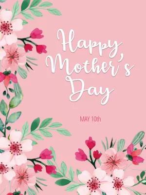 Editable Floral Mother's Day Post to Customize Online